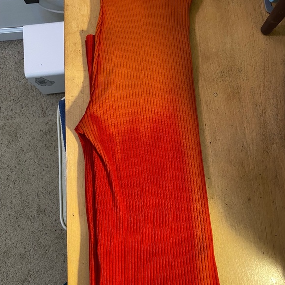 Cotton Citizen Ibiza pants orange red ombre medium NWOT - Picture 1 of 2